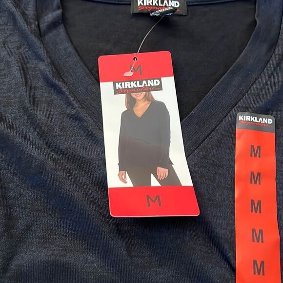 Kirkland Signature Ladies Long Sleeve V-Neck - Picture 3 of 8